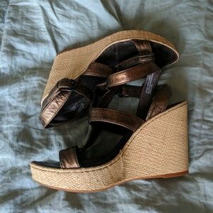 Bronze born gladiator wedges